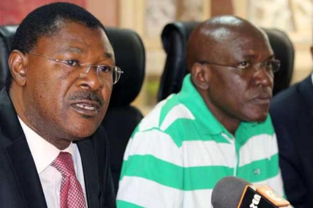 Image result for MOSES WETANGULA AND BONI KHALWALE