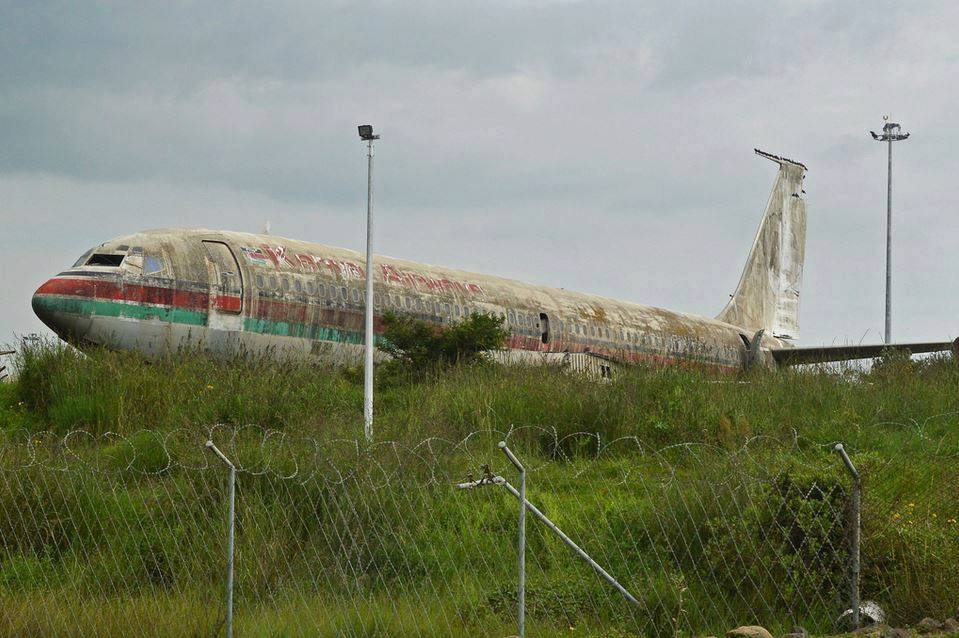 KQ Plane Abandoned in Ethiopia