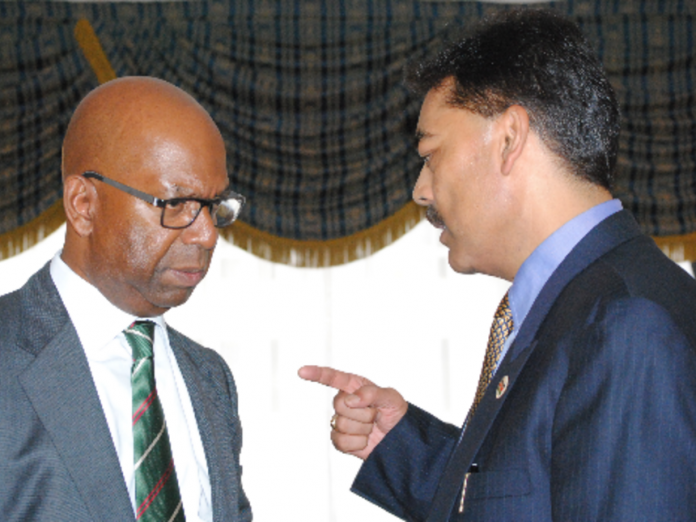 Bob Collymore and Vimal Shah