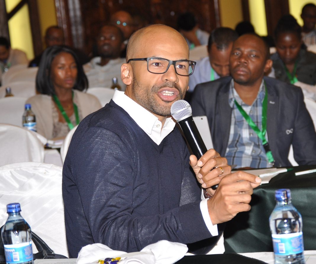 Dr Anders Barasa, Research Lead and Consultant Cardiologist at Aga Khan University Hospital speaking at a Heart Symposium this year. - Newsday Kenya