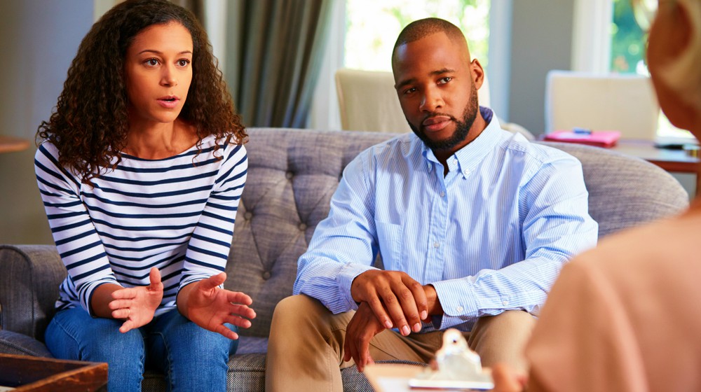 young couple having marriage counselling Couples Counseling ss Feature