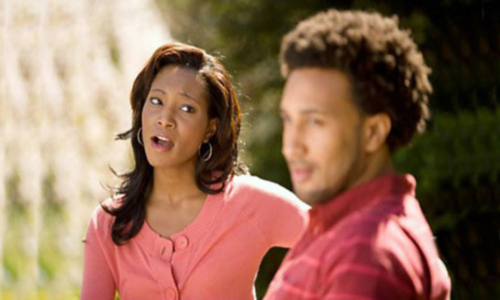 Rejection In Love 1 woman rejecting a man harshly