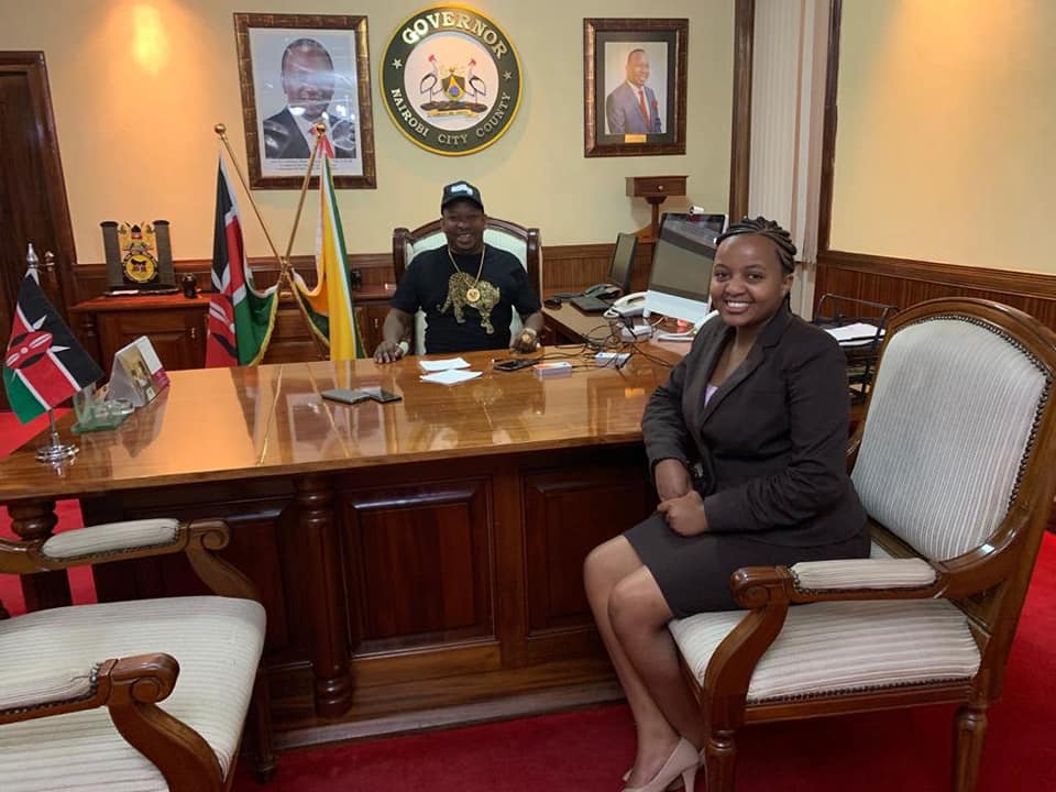 Lady Who Accompanied Mike Sonko When He Was Arrested Was Expectant, University Of Nairobi Students Leader 1 Ann Mwangi Mvurya UoN chairpersonWin Nairobi Governor Mike Sonko