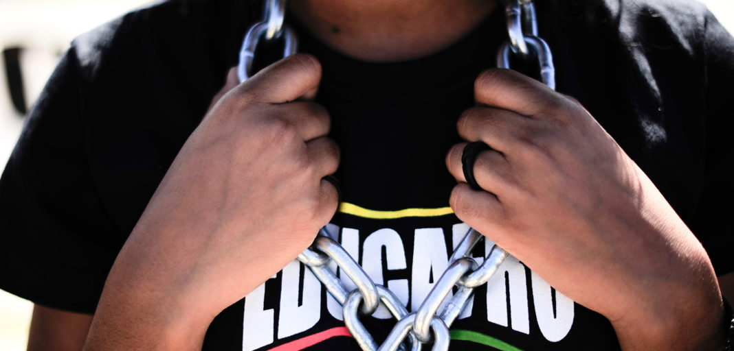 Silent Protest against Racism in Brasilia