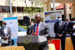 DCI Kinoti speaking during a past event. 0