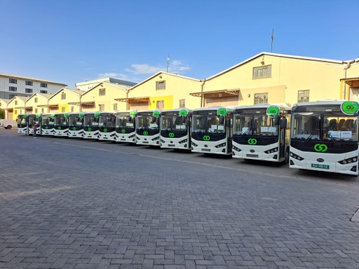 First Electric Buses