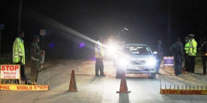 police roadblock
