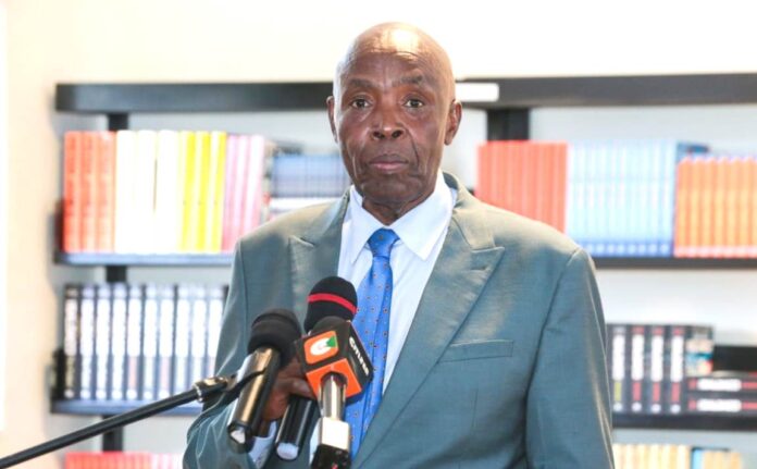 An image of the Education CS Ezekiel Machogu