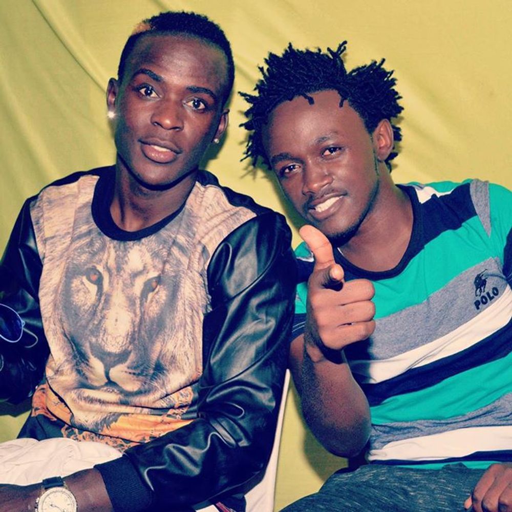 An image of Kenyan singers Bahati and Willy Paul