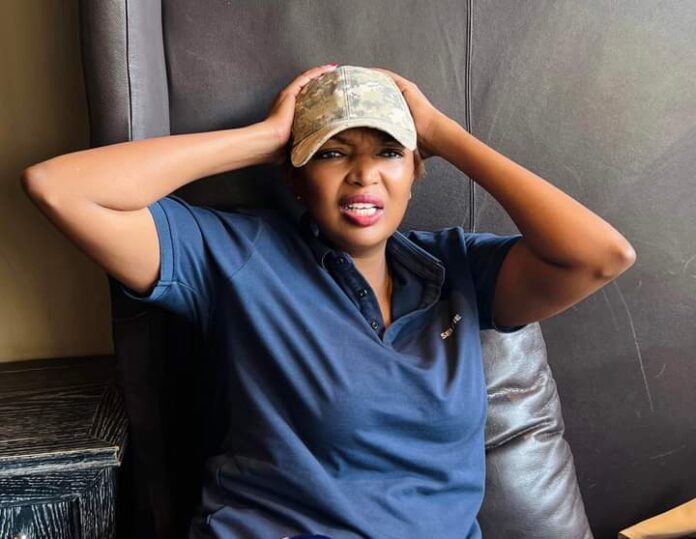 An image of controversial nominated Senator Karen Nyamu