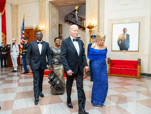 President Ruto, President Biden with their spouses