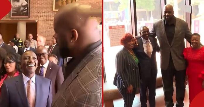 Shaq meets Ruto