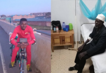 Nairobi man cycles over 380km to go see sick dad in Lugari: “Pesa na nunua dawa”