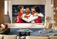 LG elevates football season viewing with the 100-inch QNED MiniLED 4K AI TV