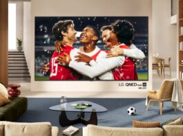 LG elevates football season viewing with the 100-inch QNED MiniLED 4K AI TV